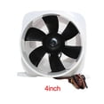 thumbnail image 2 of 4 Inch 270 CFM Silent Inline Blower, 12V Quiet Air-Flow Turbo Fan For Air Circulation In Ducting, Vents, Grow Tents (White), 2 of 6