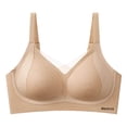thumbnail image 1 of Ropa interior transpirable para mujeres sujetador delgado de tamaño grande sin bordes reuniéndose diariamente, 1 of 6