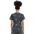thumbnail image 5 of Tooniforms Scrubs Top For Women V-Neck Print TF626, 5 of 7