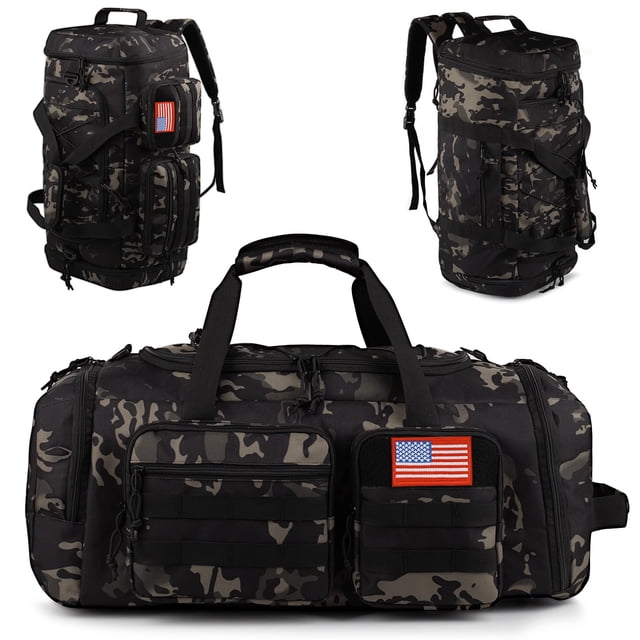 Bolsa de gimnasio ATRIPACK Tactical de 70 litros con compartimento para zapatos, resistente al agua