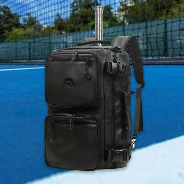 Colaxi Badminton Bag for Women Men Racquets Rucksack Back Pack Handbag Duffle Bag for Tennis Backpacking Pickleball Squash Badminton Black