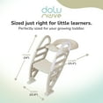 thumbnail image 3 of Dolu Nuve Potty Toilet Training Seat with Adjustable Ladder for Kids 2+, Relax Beige, 3 of 6