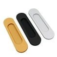 thumbnail image 5 of Aluminium Alloy Auxiliary Knobs Drawer Sliding Door Handle Wardrobe Cabinet Handle Glass Door SQUARE BLACK, 5 of 7