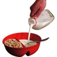 thumbnail image 4 of 3 Pack - Anti-Soggy Cereal Bowl - Red, White and Blue - Keeps your Cereal Fresh and Crunchy | BPA Free and Microwave Safe | Perfect for Ice Cream & Topping, Yogurt & Berries, Fries & Ketchup, etc, 4 of 10