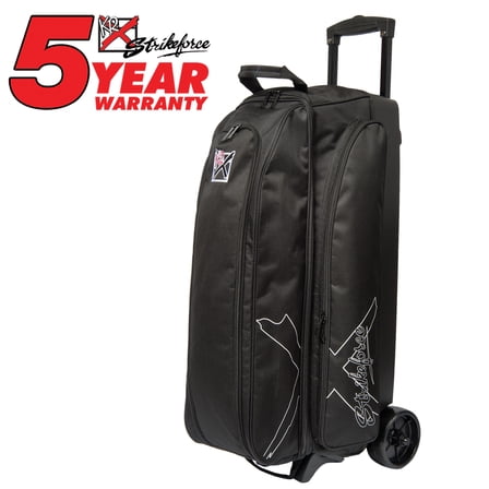 Hybrid X Triple Roller Bowling Bag - Black