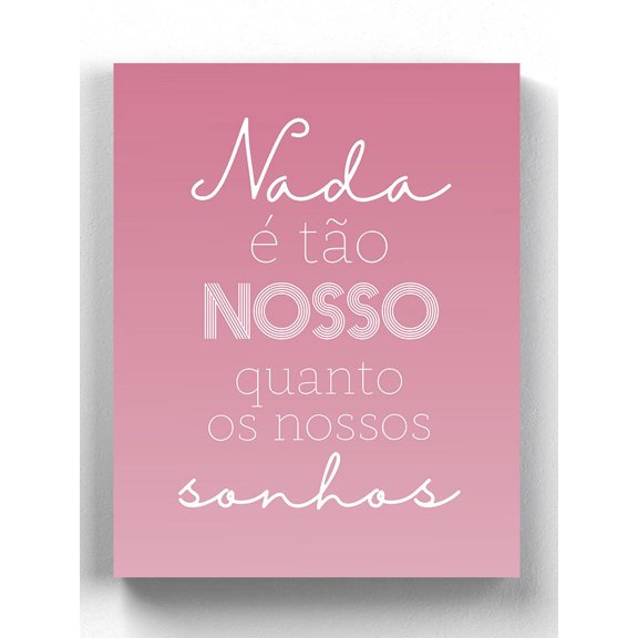 As Ours As Our Dreams Wrapped Canvas -Smartprints Designs,