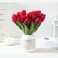 thumbnail image 5 of Party Birthday Bouquet Plant Real Touch Artificial Flower Floral Artificial Tulips Fake Flower 5, 5 of 8