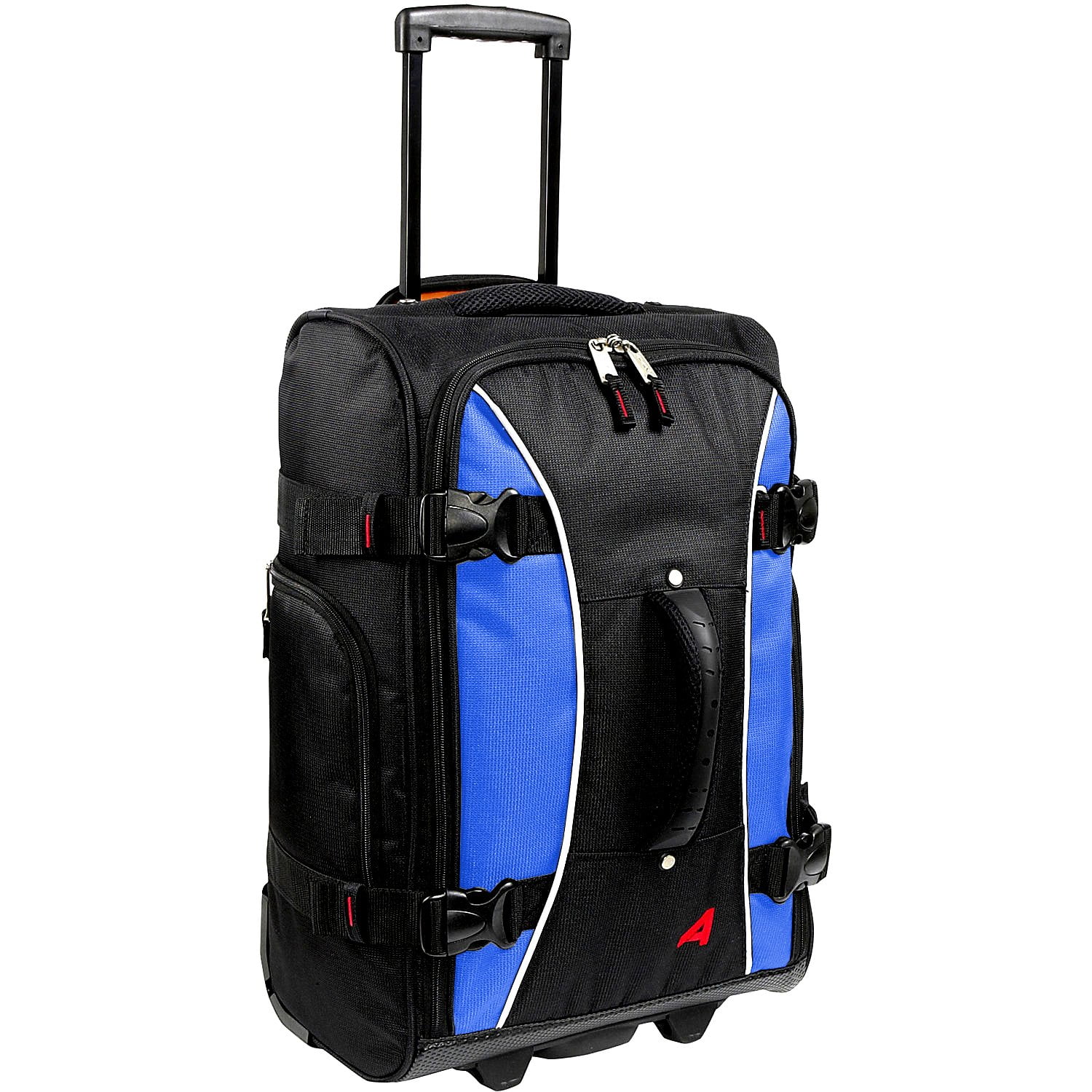 Athalon Luggage 21 Inch Hybrid Travelers Bag (Sea Blue/Black) - Walmart.com