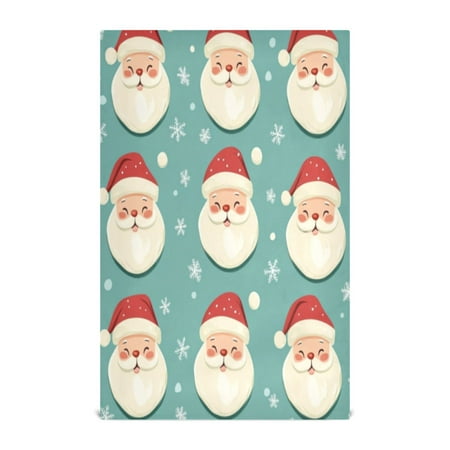 

Kitchen Towel 28x18 Inches x6，Plate Towel Decorative Towel Napkin Tea Towel Tea Towels For Kitchen Dish Cloths & Dish Towels Cartoon Santa Claus1