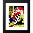 thumbnail image 2 of National Institutes of Health 14x18 Black Modern Framed Museum Art Print Titled - You May Be Right, but Why Lose the Fight, 2 of 5