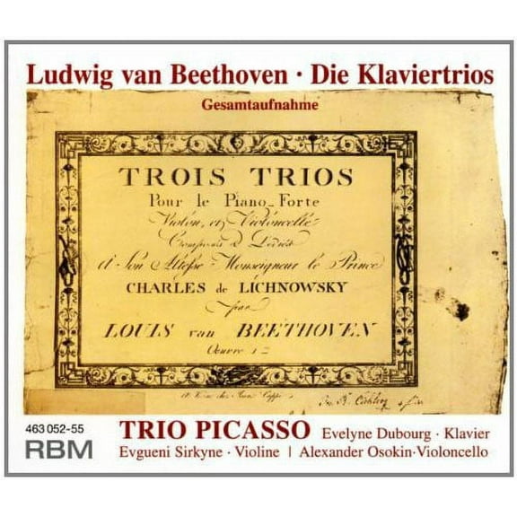 Beethoven - Piano Trios - Music & Performance - CD