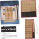 thumbnail image 5 of Roll Brush Pen Curtain Bamboo Pen Roll Storage Pen Bag, 5 of 5