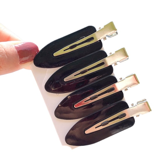 4Pcs No Bend Seamless Hair Clips Side Bangs Fringe Hold Non Slip Bobby Pins Hair Styling Tools