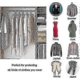 thumbnail image 3 of 6 Pack Moth Proof Clothes Covers With Zipper For Wardrobe Storage - 60 X 100cm (white Zipper), 3 of 4