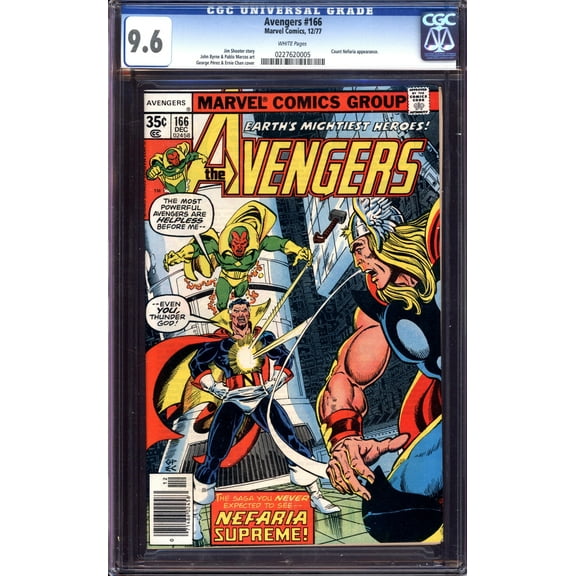Avengers #166 - CGC 9.6 Comic Book