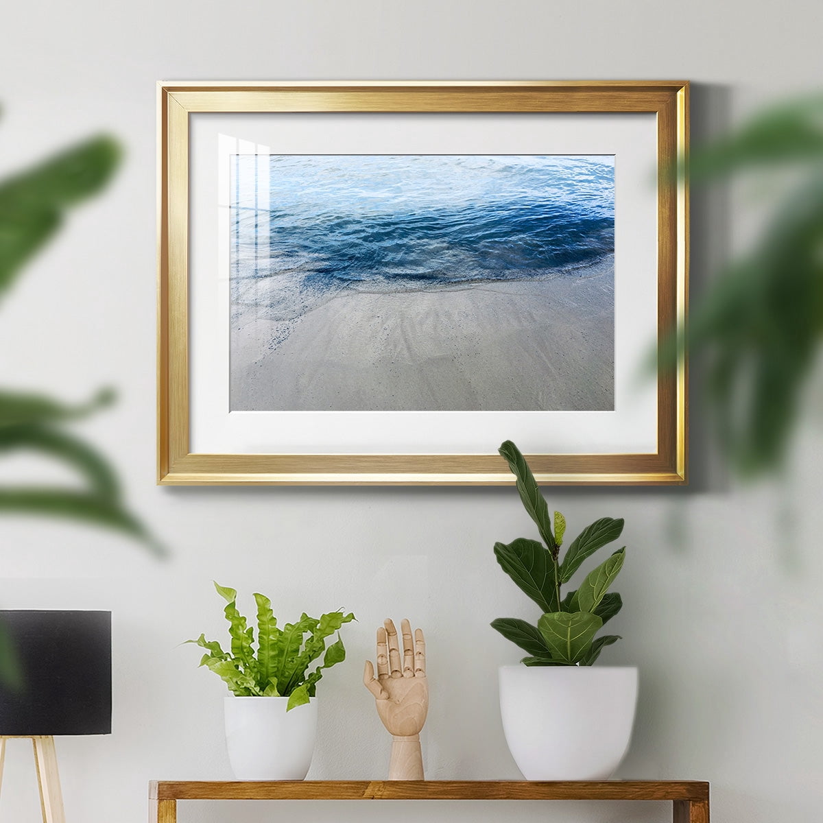 Aegean Blue Water Premium Framed Print - Ready to Hang