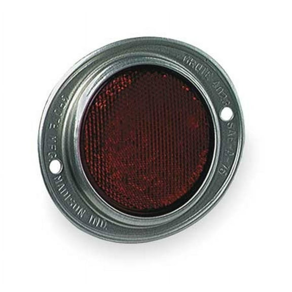 Grote 40232 Red Aluminum Two-Hole Mounting Reflector