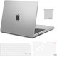 thumbnail image 1 of Compatible con MacBook Air de 13 pulgadas (2024, 2023, 2022, M3, A3113, M2, A2681), Touch ID, funda rígida y teclado., 1 of 4