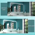 thumbnail image 4 of ExBrite  Anti-fog LED Frameless Bathroom Mirror 28"x36" N/A, 4 of 5