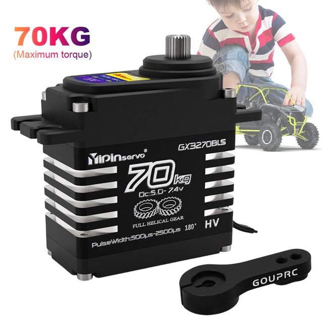 Servos 70 Dirección Digital Engranaje Metal 8.4V para 1/8 1/10 1/12 RC Car