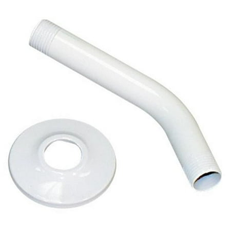 Plumb Craft Plated Finish Shower Arm with Flange