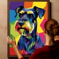 thumbnail image 6 of Standard Schnauzer Poster Wall Art - Colorful Dog Canvas Wall Art For Living Room - Modern Art Wall Decor Ready To Hang, 6 of 6