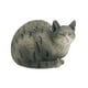 thumbnail image 5 of Figura de gato realista, modelo de gato, estatua decorativa para el hogar, coleccionable, realista. Negro gris 7x4x4.8cm, 5 of 9