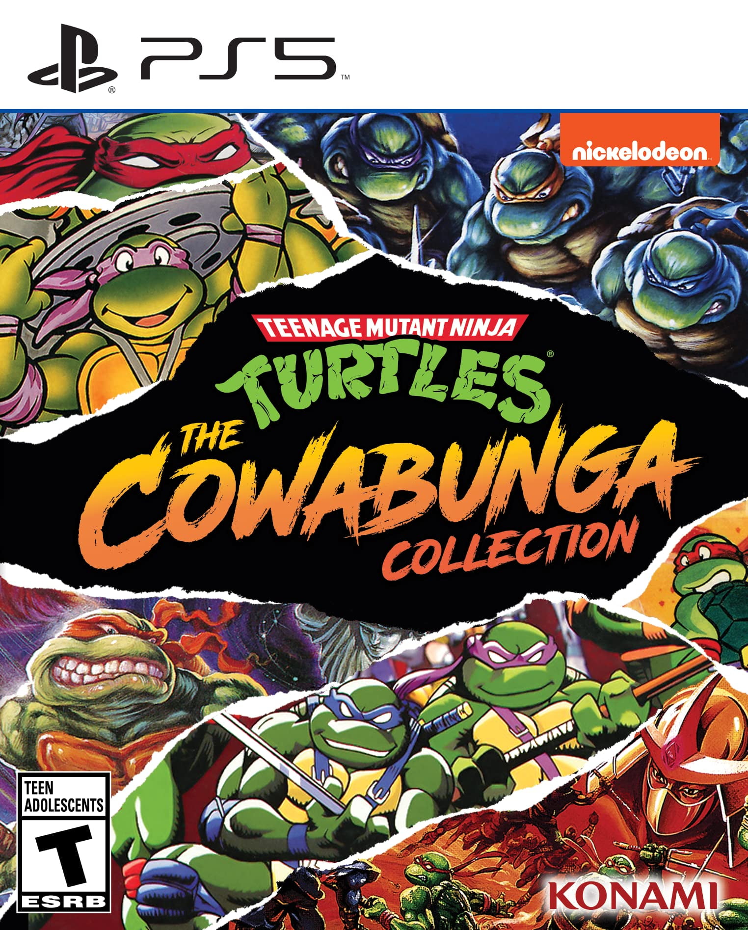 Free Shipping! Konami Teenage Mutant Ninja Turtles Cowabunga