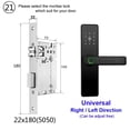 thumbnail image 2 of Biometric Fingerprint Door Lock Black Smart Lock App Remote Unlocking Keyless ,Easy Installation, 2 of 7