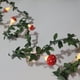 thumbnail image 1 of RoserattanlightstringLEDfoamsmallwhiteflowerrattanlightstringweddingindoorbalconydecorativelight, 1 of 5
