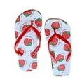 thumbnail image 4 of Chanclas para mujer, sandalias antideslizantes con punta abierta para baño, playa, piscina, fiesta, verano, sandalias frescas, rojo, talla 38 1 par sidaley AP1246-08, 4 of 7