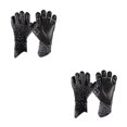 thumbnail image 2 of Greeniant Guantes de portero de fútbol para niños, niños, adultos, kit de portero, halcón adulto, antideslizante profesional, látex negro 9 negro Adulto 9 2Conjunto, 2 of 6