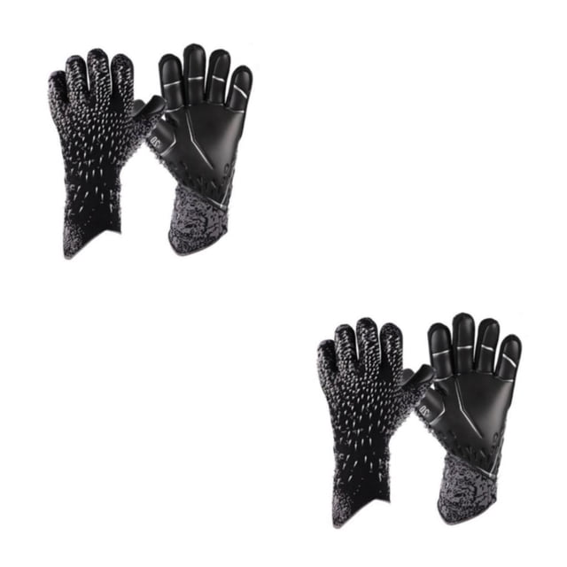 Guantes de portero de fútbol Soidarity para niños negro talla 6/7/8/9/10