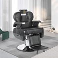 thumbnail image 4 of Barber Chair Hydraulic Reclining Salon Chair Styling Chair Hair Chair 360 Degrees Rolling Swivel Barber Chairs for Barbershop Hair Salon Spa Equipment, 4 of 9