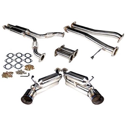 2002 2003 2004 2005 2006 Infiniti G35 VQ35 Dual Catback Exhaust - 2 Dr Only, Also Fit 2003-2008 Nissan