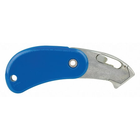 UPC: 0073441004715 | Pacific Handy Cutter Folding Safety Cutter 4 in. Blue PK12 PSC-2-700