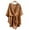 Z1127a-Brown, variant on Elegant Knitted Cape Wrap Shawl Cardigan Cover Up Soft Loose Fit Long Outerwear Coat For Casual Evening Wear