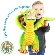 Drevnar the Dragon | 26 Inch Stuffed Animal Plush | By TigerHart Toys