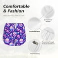 thumbnail image 6 of Lsque colorful mushroom Skull rainbow Printed Women's Running Shorts with Liner Pockets,Elastic Quick Dry Workout Athletic Gym Yoga Shorts,Womens High Waist Shorts-XX-Large, 6 of 9