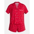 thumbnail image 5 of Country Festival Fourth of July Women's Notch Top and Shorts Pajama Set from Way to Celebrate, 2-Piece, Sizes XS-3X, 5 of 5