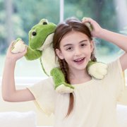 MaoGoLan Plush Frog Stuffed Animal 17.7 Cute Frog Soft Toy with White Belly
