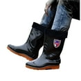 thumbnail image 4 of POROPL Rain Boots Men Mid Calf Fashion Summer Shoes Boots for Men Size 6.5, 4 of 6