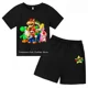 thumbnail image 5 of 2024 nueva camiseta Super Sonic, pantalones cortos, conjunto de dos piezas, conjuntos de ropa para niños, niños, niñas, camisetas, camiseta Sonic, pantalones, traje, 5 of 5