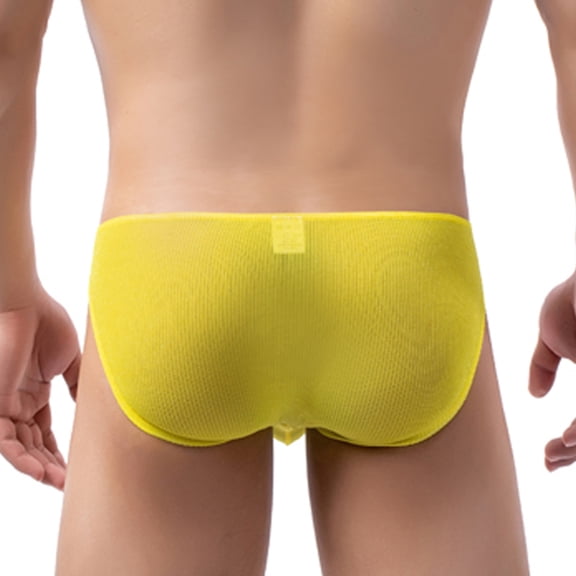 Gubotare Men'S Underwear Boxer Brief Men's Underwear Boxer Briefs Pack, Moisture-Wicking, Performance Stretch Cotton, Trunks and Long Leg, Multipack,Yellow XL