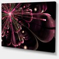 thumbnail image 2 of Pétales de Fleurs Numériques Violet Clair Gros Plan - Impression sur Toile Florale, 2 of 3