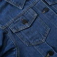 thumbnail image 5 of Lilgiuy Women Spring And Warm Long Sleeve Denim Jacket Outerwear for Party Bar Club, 5 of 5
