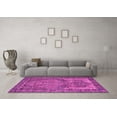 thumbnail image 3 of Ahgly Company Indoor Square Persian Pink Traditional Area Rugs, 4' Square, 3 of 4