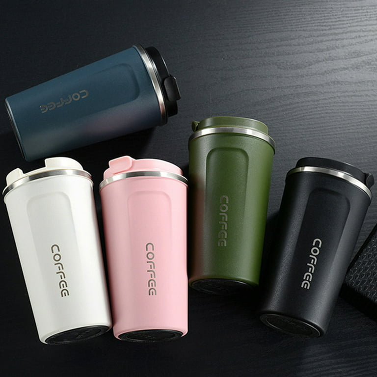 380/510ML Stainless Steel Coffee Mug Leak-Proof Thermos Travel Thermal  Vacuum Flask Insulated Cup Milk Tea Water Bottle