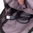 thumbnail image 2 of Bolso bandolera multifuncional con puerto de carga USB Bolso en el pecho para deportes al aire libre Abanopi Paquete de cabestrillo, 2 of 6