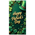 thumbnail image 1 of St Patricks Day Shamrock Design Celebration Festive Backdrop Banner Party Supplies Photography Props Event Decorations Wall Hanging Background, 1 of 4
